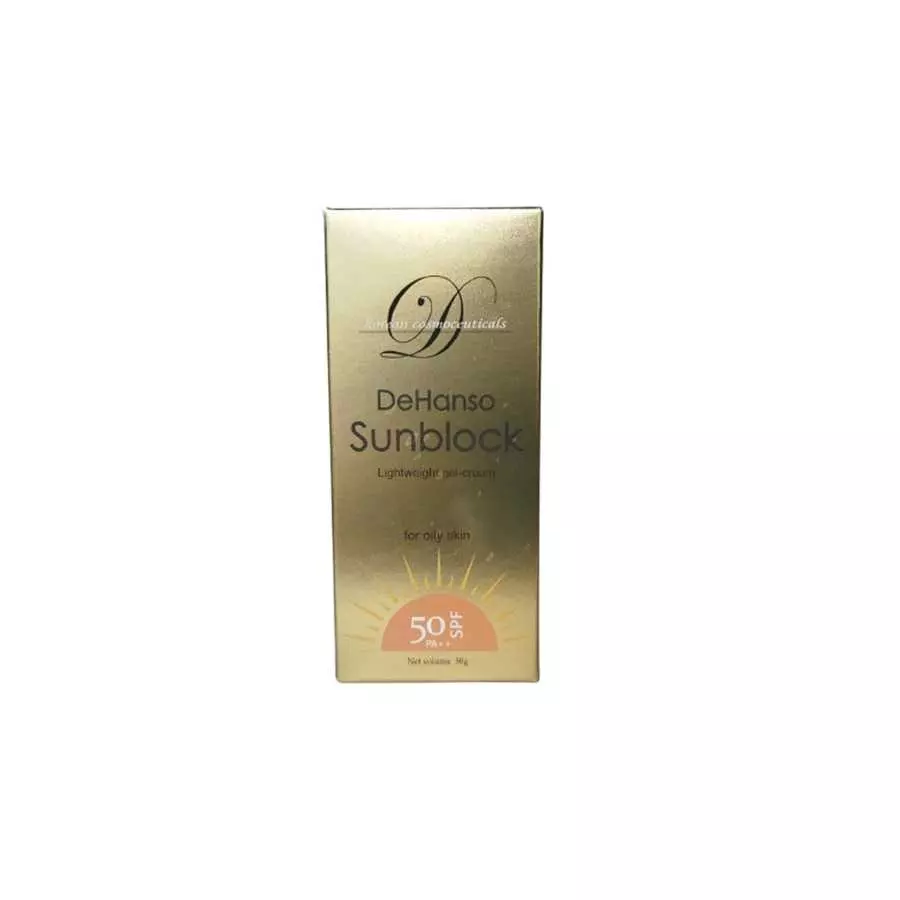 Dehanso Sunblock Lightweight Gel-Cream For Oily Skin 50G