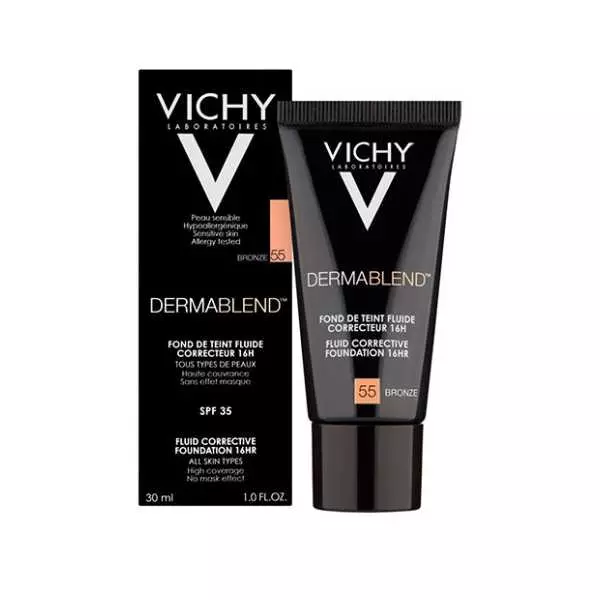 Vichy Dermablend Correction Foundation 55 Bronze 30Ml