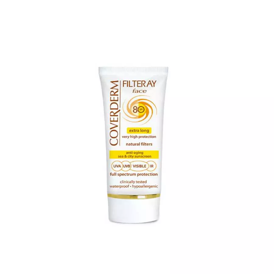 Coverderm Sunblock Spf80 Tinted Cream 50Ml