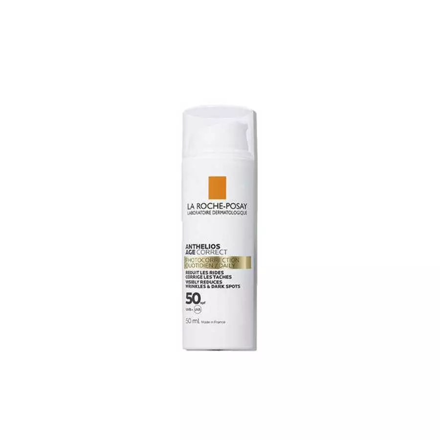 لاروش بوزيه أنثيليوس العمر الصحيح للوجه 50 spf واقي شمسي للوجه 50 مل