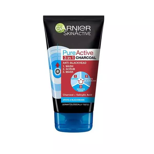 Garnier Skin Active 3In1 Charcoal Mask