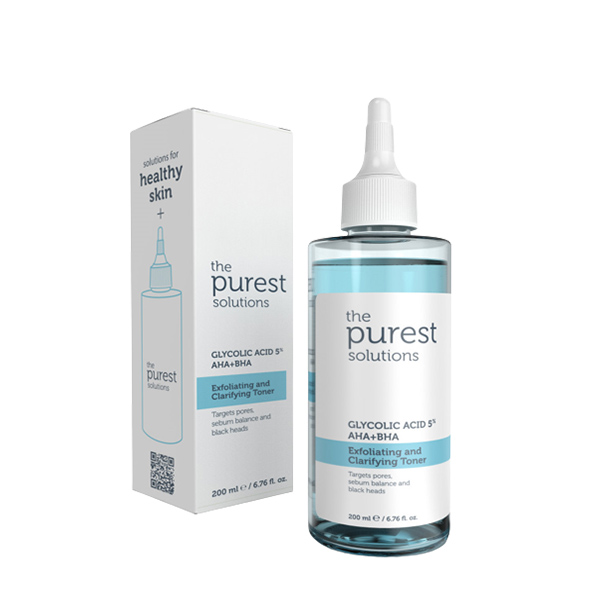 The Purest Solutions Exfoliating & Clarifying Toner Glycolic Acid 5% Aha+Bha 200ML (1).jpg