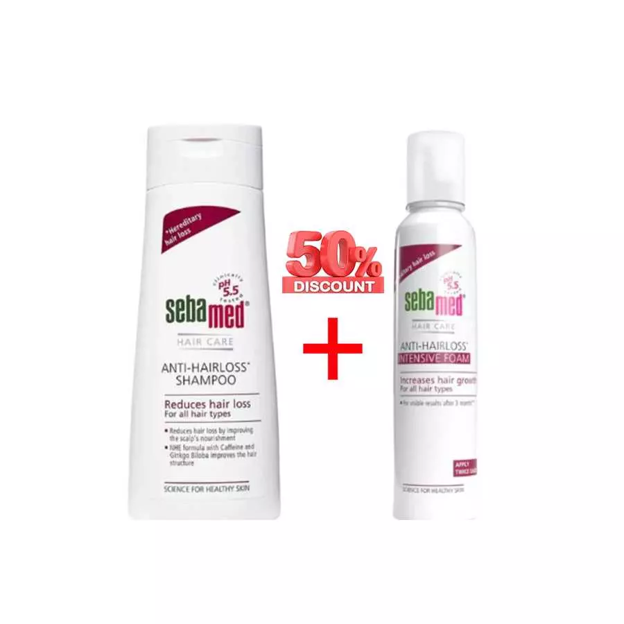 Sebamed Anti Hair Loss Shampoo + Intensive Foam Offer